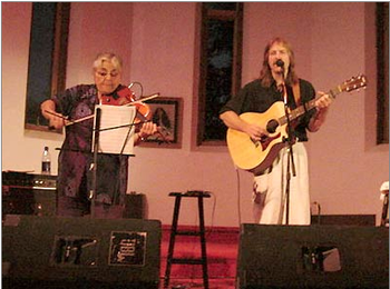 With Betty MacDonald at the Guthrie Center
