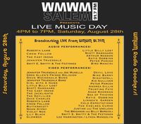 LIVE MUSIC DAY on WMWM-FM 91.7 or Streaming Live