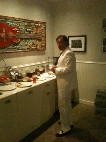 Mike in the green room....The White Album
