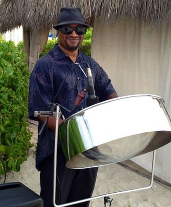 steel drum pic from ceremony/sunset key
