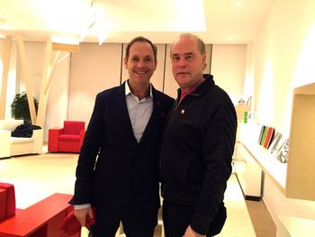 Mark Chait and Roger Christiansen, the Director of Friends
