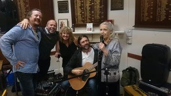 Rory Murphy's Mum's 90th. June 19 2016 RSL Stirling Sth Australia..that's my younger brother Joey on guitar playing along with Rory's Mum
