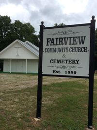 DECORATION DAY AT FAIRVIEW COMMUNITY CHURCH