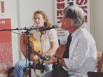 First gig together - Copenhagen Songwriting Festival, Denmark
