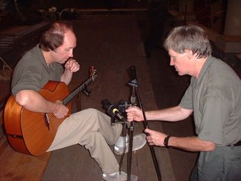 Ready to record Sweet Hour of Prayer in St. Louis Cathedral, New Orleans
