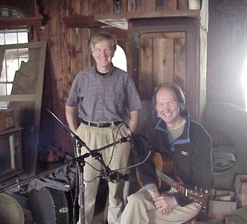 Sleepy John Estes recording session in old Rabbit Foot Minstrals office, Port Gibson, MS
