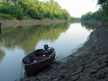 The Tallahatchie River near Swan Lake, MS
