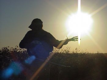 Sunset in a Delta cottonfield - Cross  Road Blues
