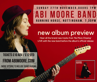 Abi Moore Band - New Album Preview Night