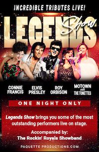 LEGENDS Tribute to Motown, Elvis, Connie Francis and Roy Orbison