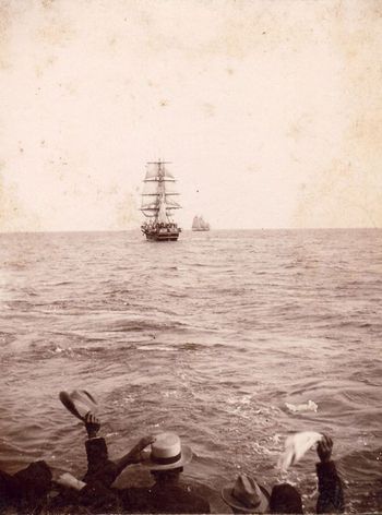 The Josephine, en route to Nantucket, Courtesy The New Bedford Whaling Museum

