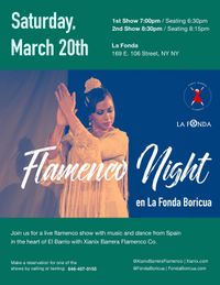 Xianix Barrera Presenta Flamenco Night en La Fonda Boricua