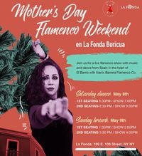 Mother's Day Flamenco Weekend en La Fonda Boricua