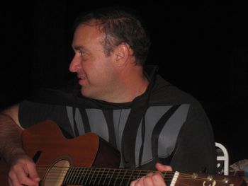 Steve at the Oct. 2011 Porch Party Jam
