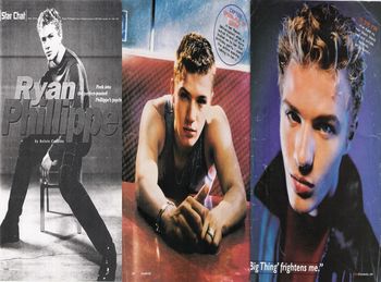 ► ◄ Kelvin's interview with film star Ryan Phillippe in US Teen Celebrity magazine
