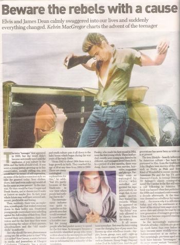 Kelvin's article on pop culture, The Herald
