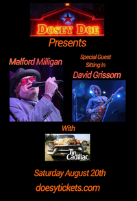 Malford Milligan & Tin Cadillac Band with Special Guest David Grissom