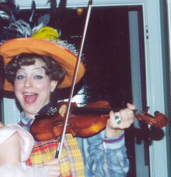 As Fanny Brice in a production of "Tintypes"
