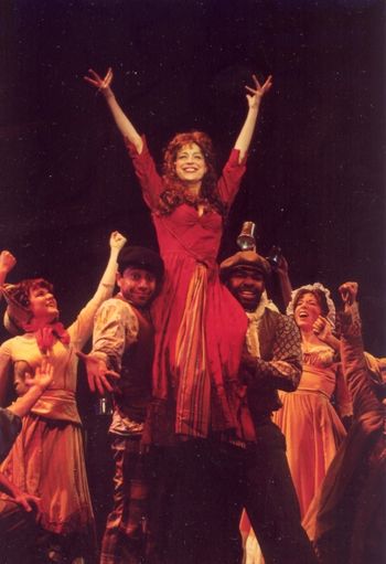 As Nancy in "Oliver" - the end of the song "Oom Pa Pa"
