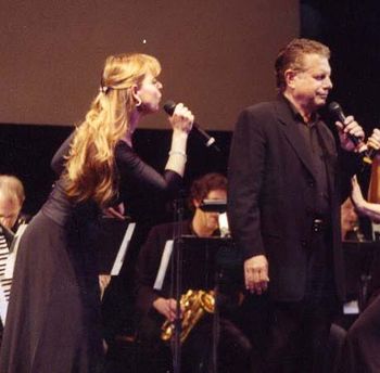 Singing with Broadway and Israeli film star, Mike Burstyn, in NYC
