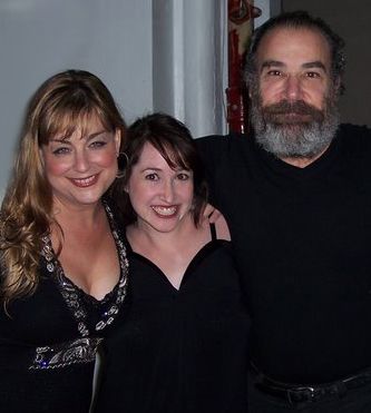 With actress Lisa Rubin & actor/singer Mandy Patinkin ("The Princess Bride," "Yentl")
