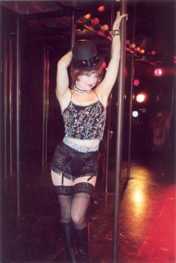 As Sally Bowles in "Cabaret" in New York
