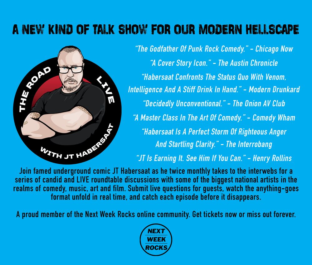 Tickets and info at www.TheRoadLiveWithJT.com right now!