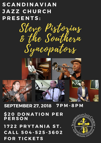 Steve Pistorius' Southern Syncopators 2018

