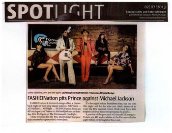 Prince vs Michael Jackson / FASHIONation 80's Style Party Prince vs Michael Jackson / FASHIONation 80's Style Party
