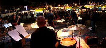 Michael Simpsonelli's view from the drum kit
