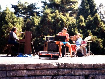 performing with Diane Schurr, piano; Dan Dean, bass. 8/26/84, Seward Park, Seattle
