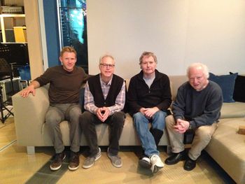 XTed_PoorBill_FrisellDanTom_paul_Allen_Studio_4-14-15 Ted Poor, Bill Frisell, Dan Dean, TC, "Across The Bridge" recording session @Paul Allen Studio 4-14-15
