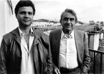 With Pierre Schaeffer (1989)
