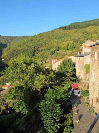 Residency/retreat at La Muse, France - looking out across the village and valley
