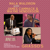 Mala Waldron w. James Cammack (bass) & Wayne Henderson (drums)