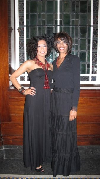 Jamila and Celia Chavez at the first Melody Gardot showcase, London 2012.

