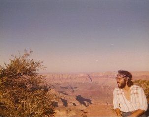 At the Grand Canyon, September 1977
