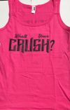 Ladies Crush Tank (Black on Pink)