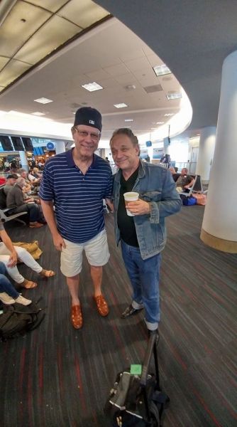 withJimmy Vaughan 2017 Jimmy was flying back to Austin after the eric Clapton shows...I was headed to Memphis...
