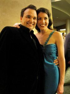 The lovely Jennifer Sheehan and I after our Carnegie Hall debut.
