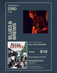 NJBS Blues & Brews Series presents The BILLY HECTOR BAND