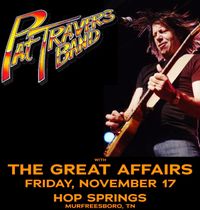 Pat Travers Band w/The Great Affairs in Murfreesboro, TN