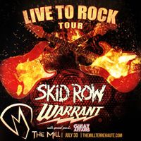 Skid Row & Warrant, with special guests The Great Affairs