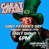 St. Patrick's Day at John Brown's On The Square! Early Show!