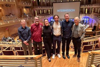 NASA producers for Cosmic Cycles - left to right - Scott Wiessinger, Ernie Wright, Lauren Ward, James Tralie, David Ladd, Wade Sisler, missing from the picture is Ryan Fitzgibbons.
