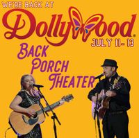 Kate and Corey at DOLLYWOOD: Back Porch Theater