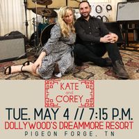 Kate and Corey at Dollywood's DreamMore Resort