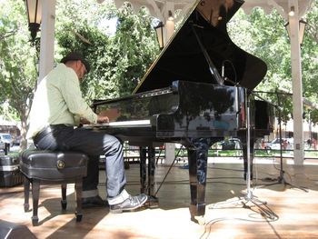 Freddy Raygun on Old Town Gazebo
