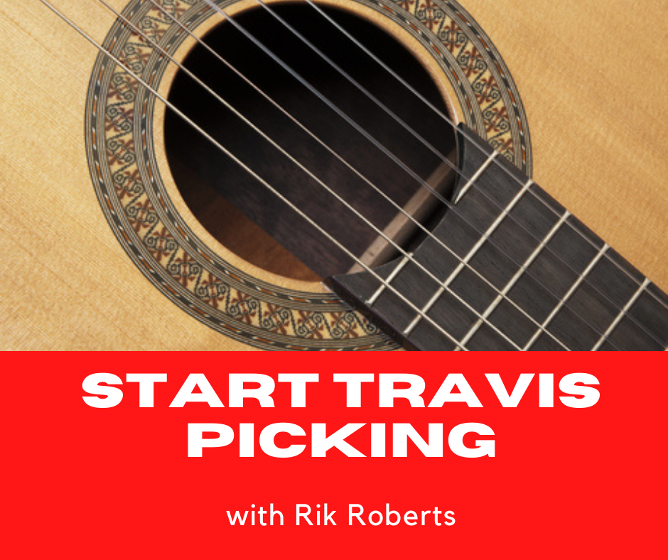 Rik Roberts Guitar Start Travis Picking