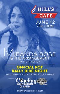 Official ROT Bike Night @ Hill's Cafe Sponsored by Cowboy Harley Davidson